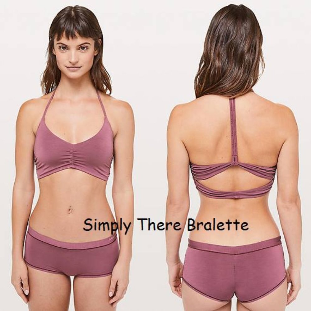Lululemon Simply there bralette misty merlot sz 10